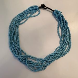 Multi-Strand Turquoise Beaded Necklace